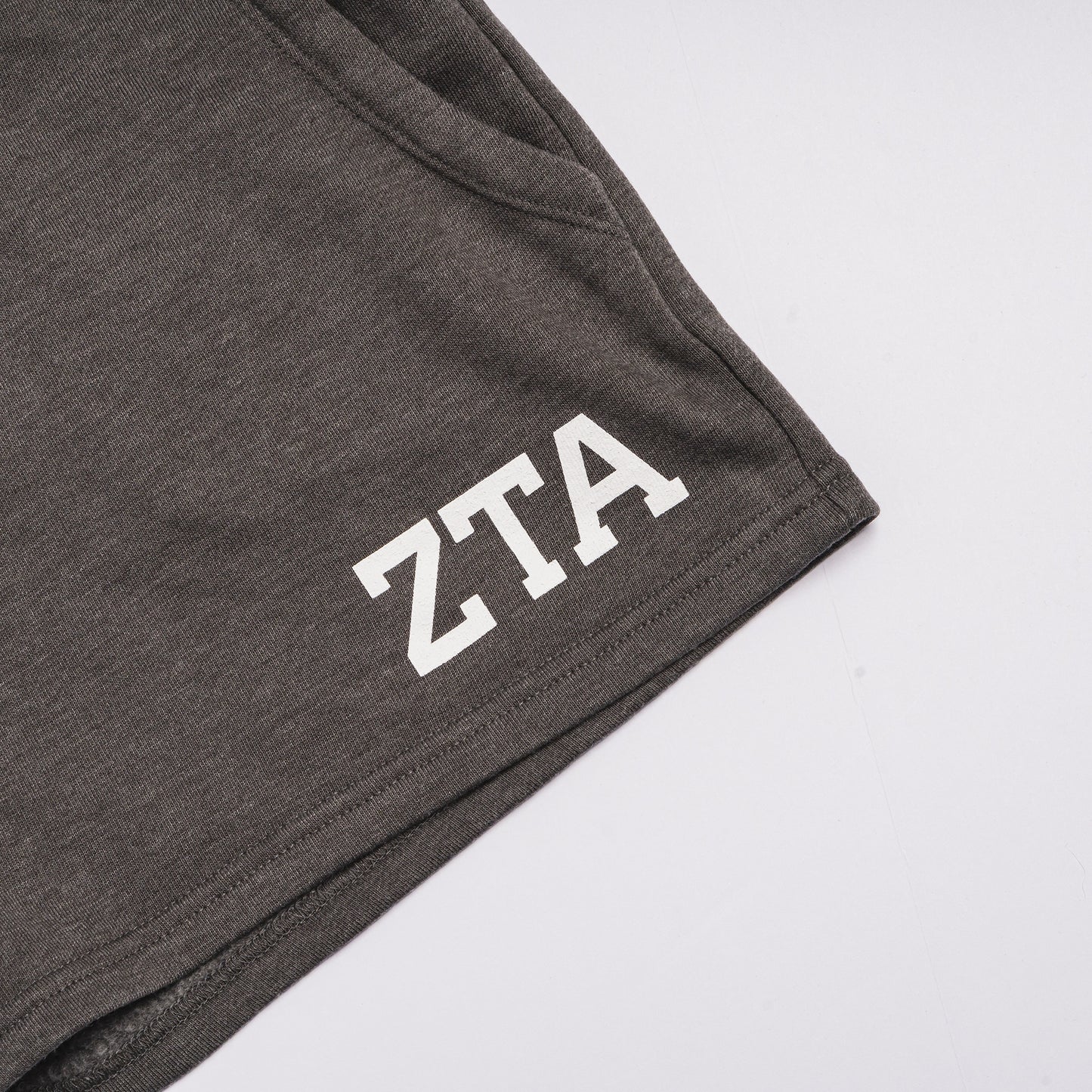 Super Soft Gray Letter Shorts