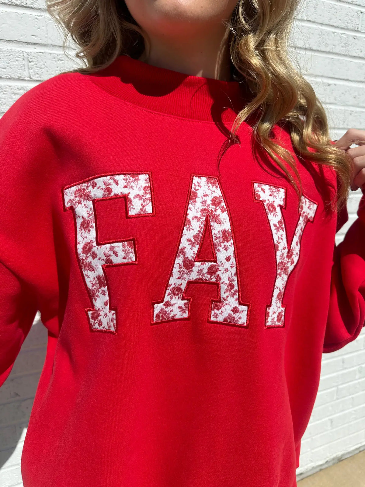 Fay Floral Embroidered Sweatshirt