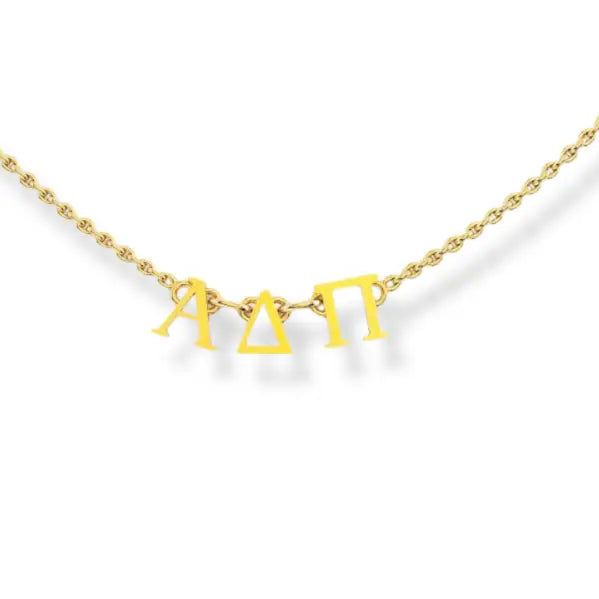 Phoebe Greek Letter Necklace