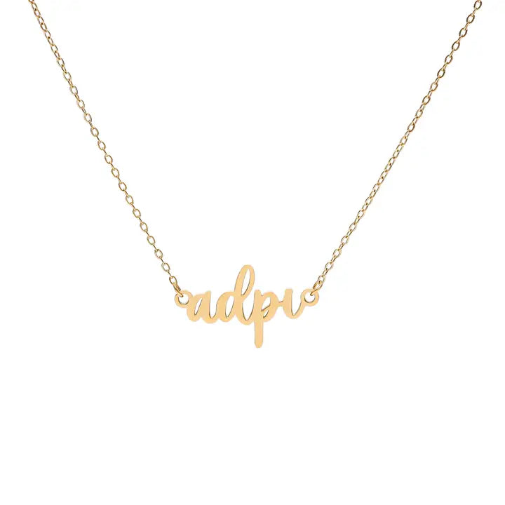 Script Necklace