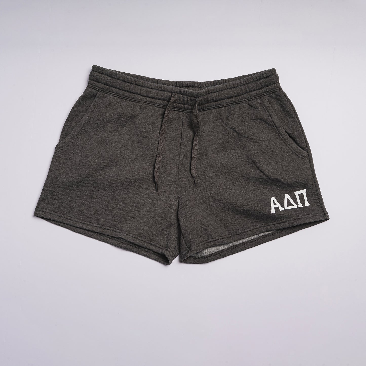 Super Soft Gray Letter Shorts