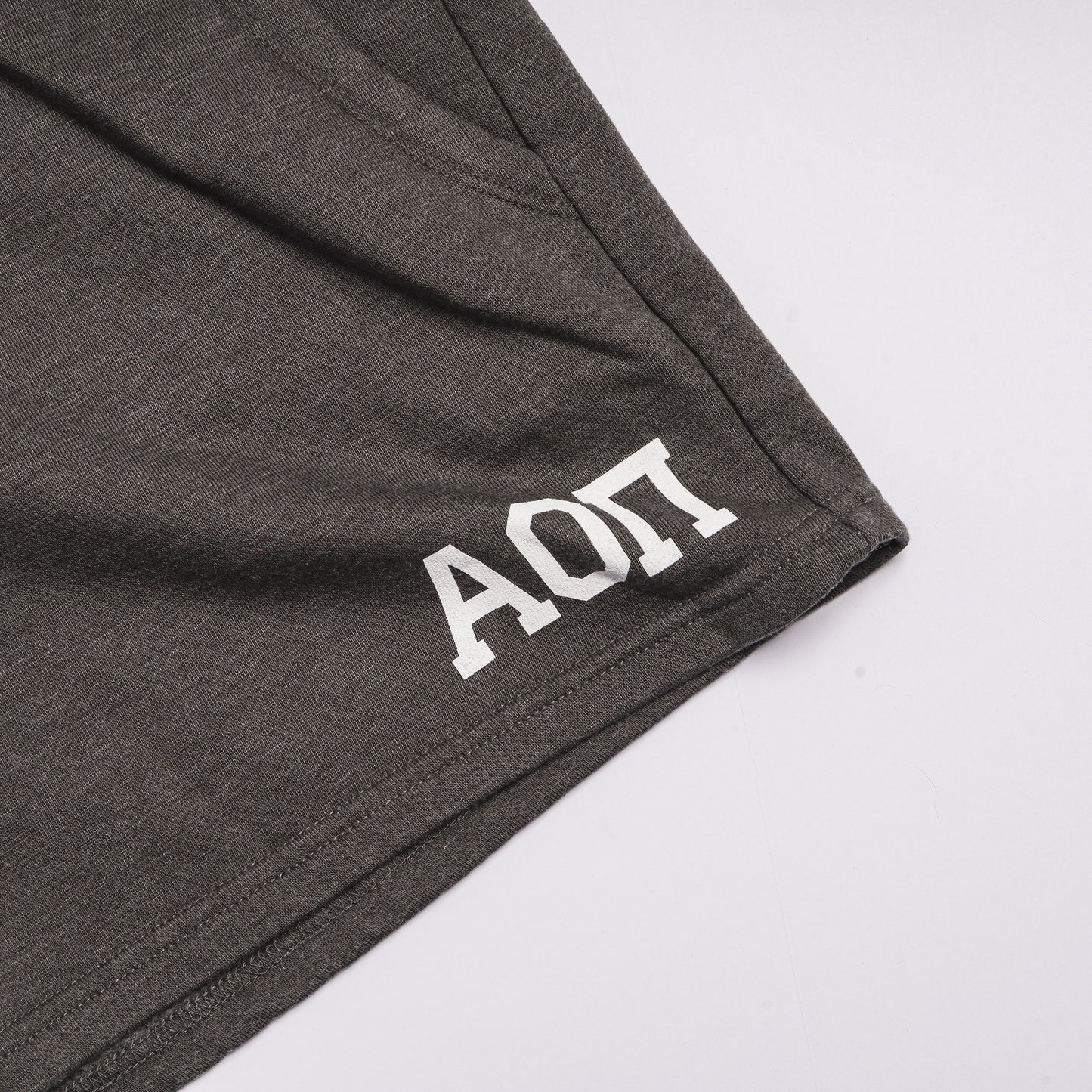 Super Soft Gray Letter Shorts