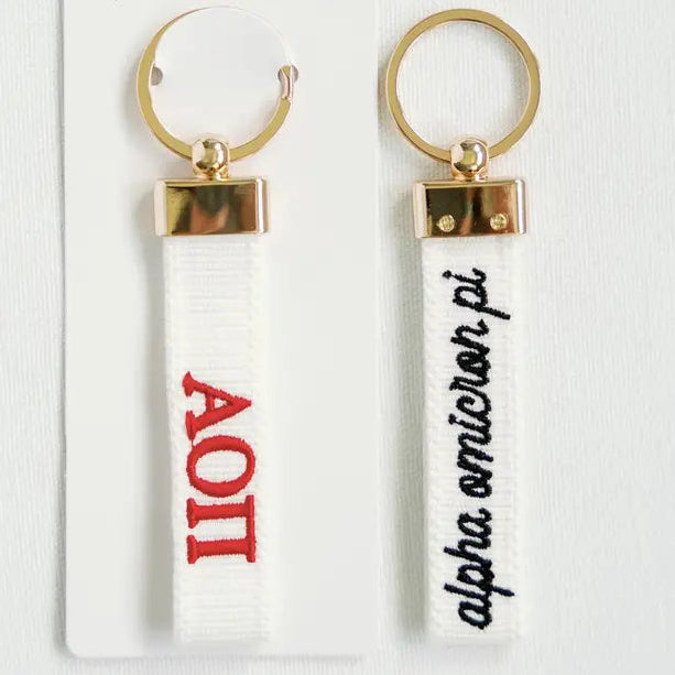 Embroidered Key Chain