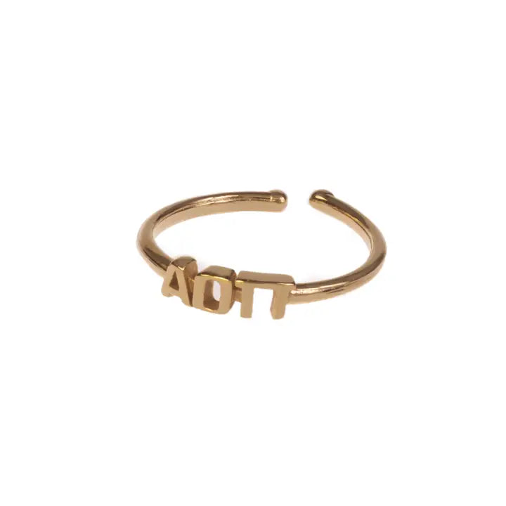 Greek Letter Ring
