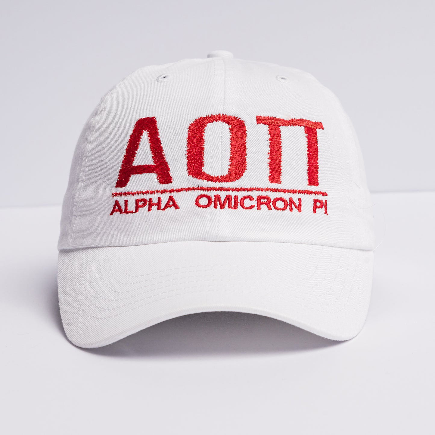 Embroidered Line Hat