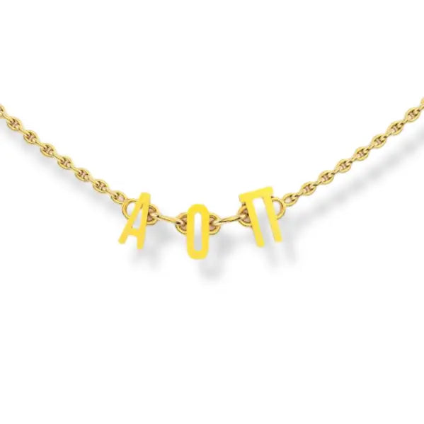 Phoebe Greek Letter Necklace