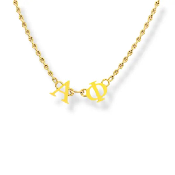 Phoebe Greek Letter Necklace