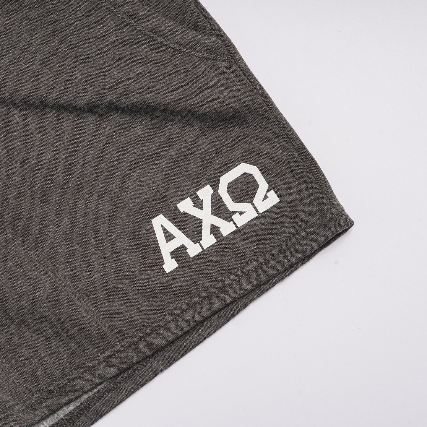 Super Soft Gray Letter Shorts