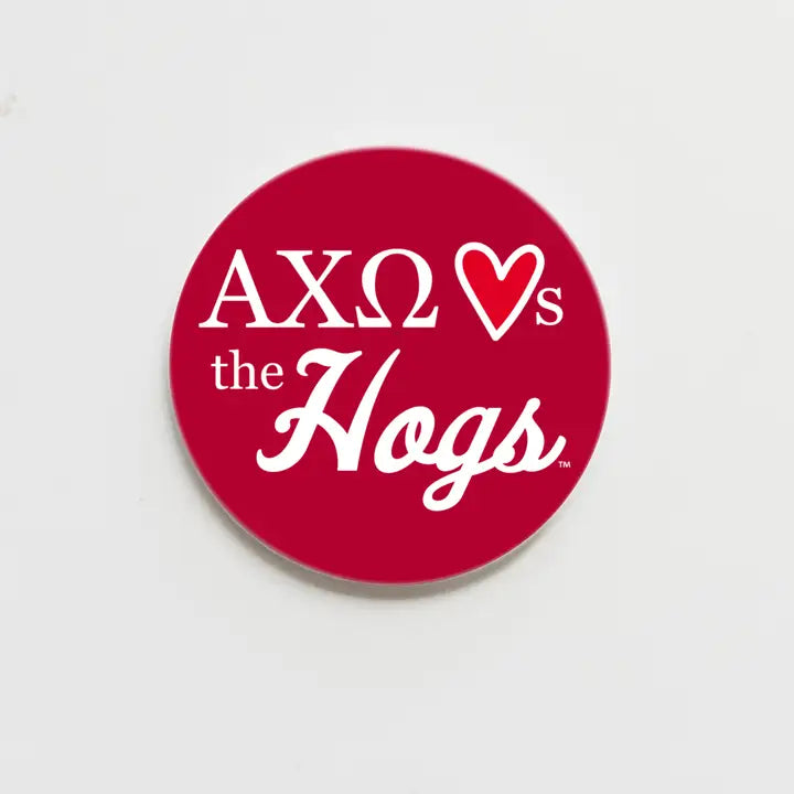 Loves Hogs Button