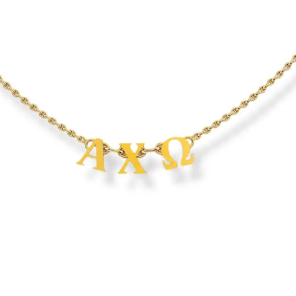 Phoebe Greek Letter Necklace