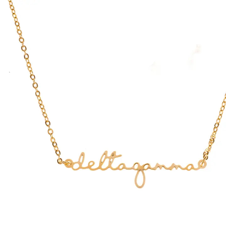 Script Necklace