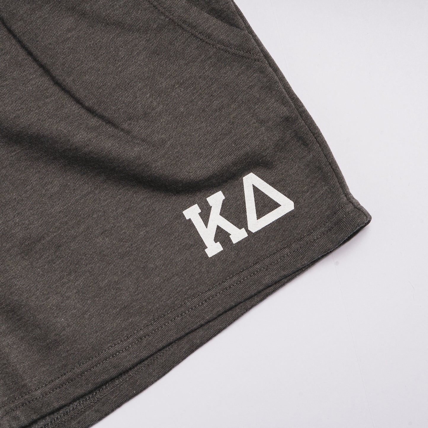Super Soft Gray Letter Shorts