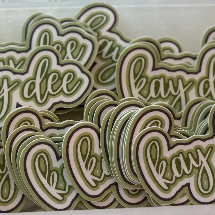 Sorority Name Decal