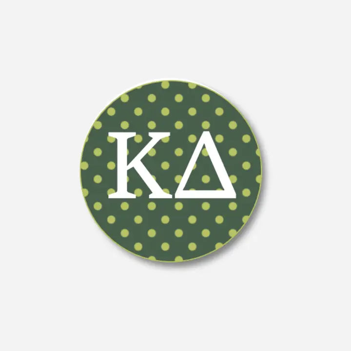 Letters With Polka Dots Button