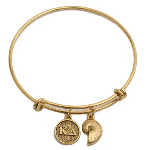Expandable Bracelet with Charm & Symbol