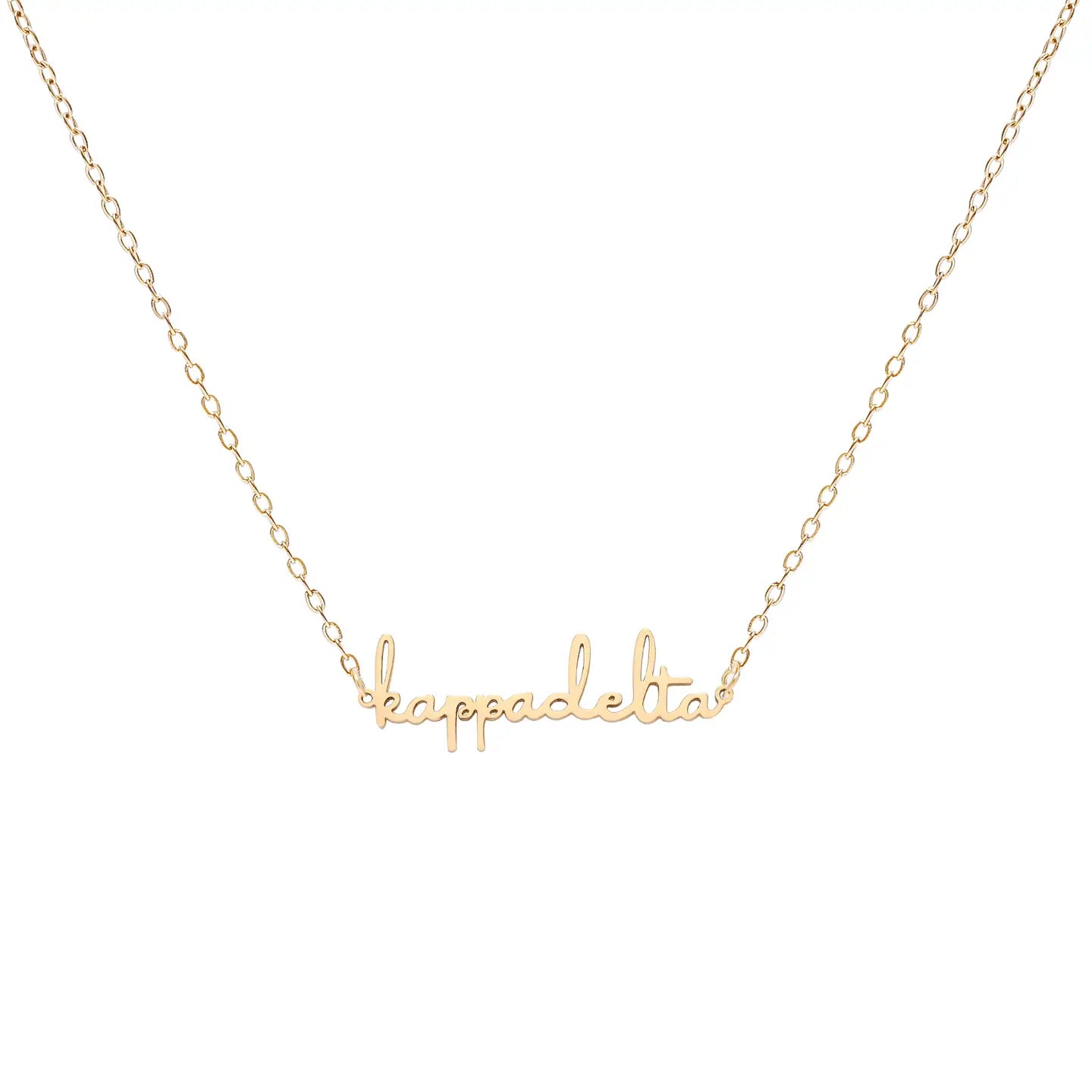 Script Necklace
