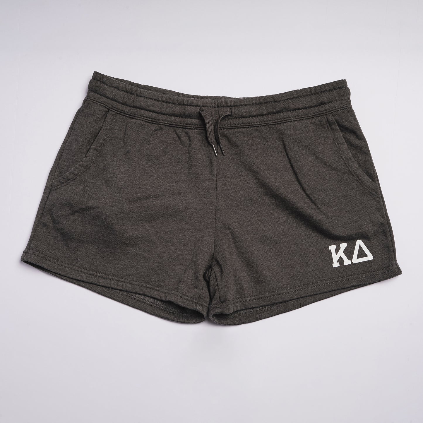 Super Soft Gray Letter Shorts