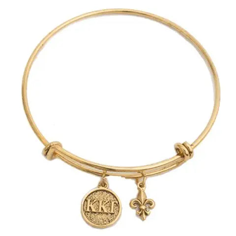 Expandable Bracelet with Charm & Symbol