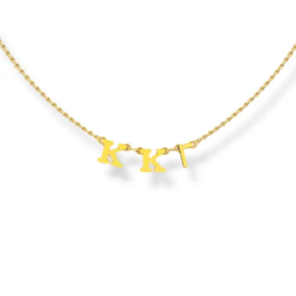 Phoebe Greek Letter Necklace