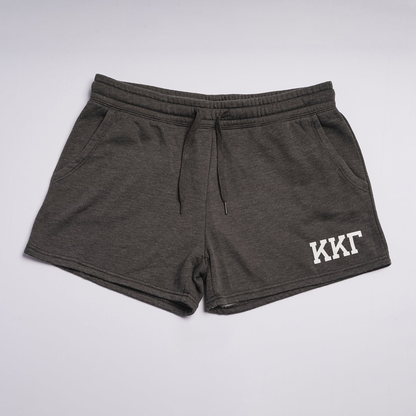 Super Soft Gray Letter Shorts