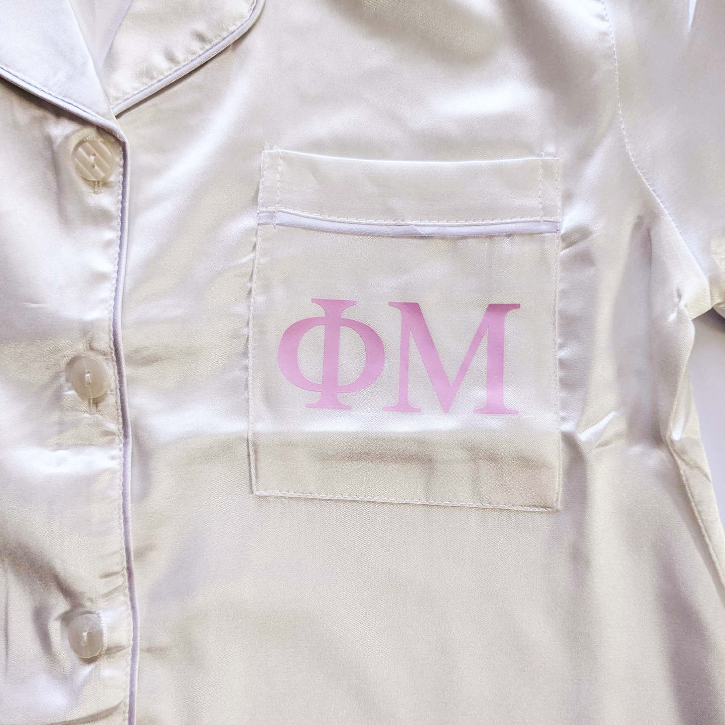 White Pajama Set