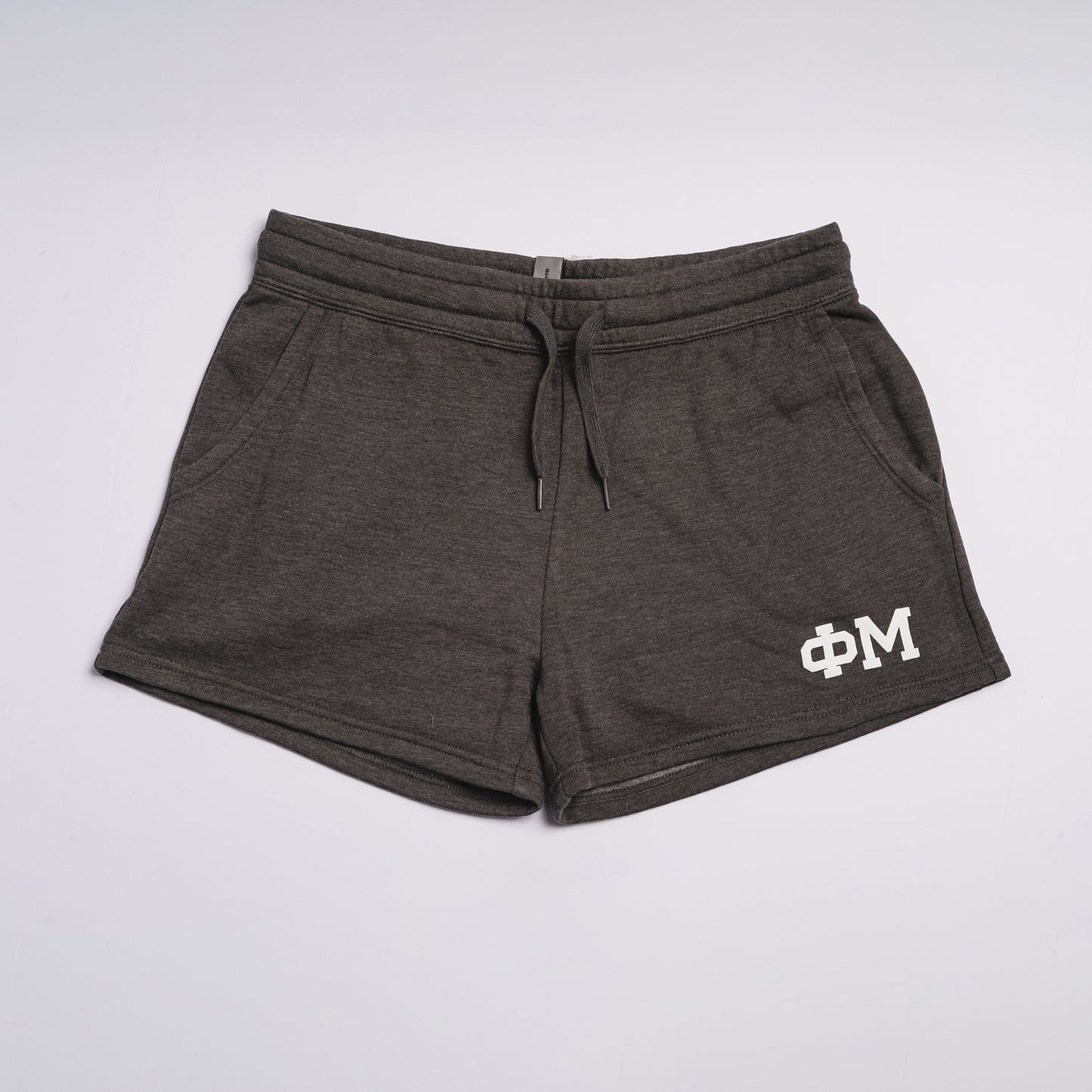 Super Soft Gray Letter Shorts