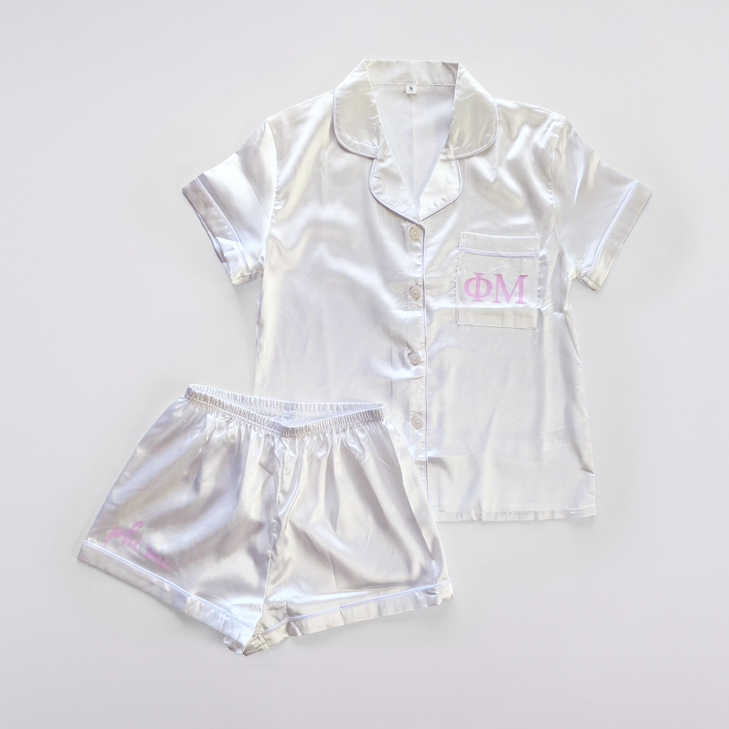 White Pajama Set