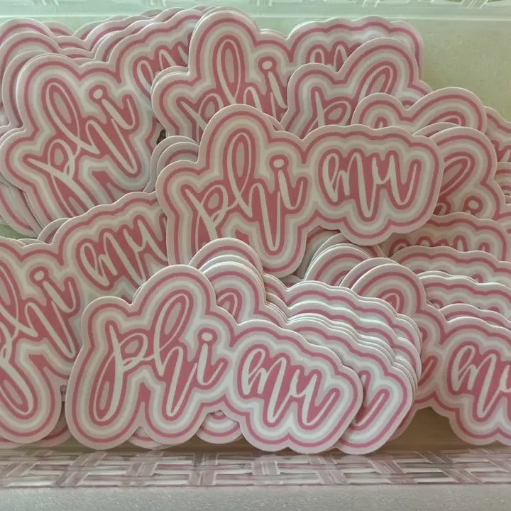 Sorority Name Decal