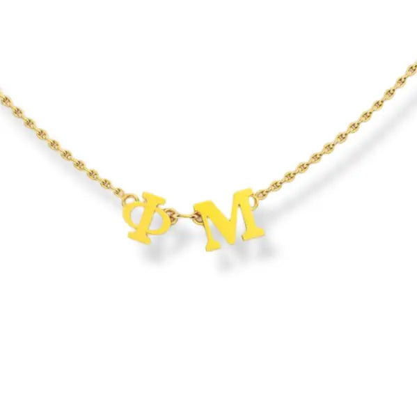Phoebe Greek Letter Necklace
