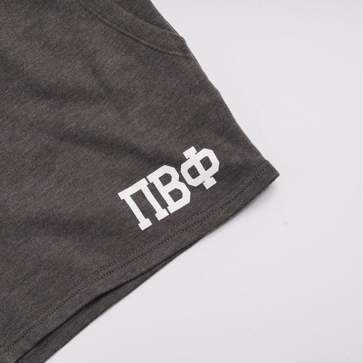 Super Soft Gray Letter Shorts
