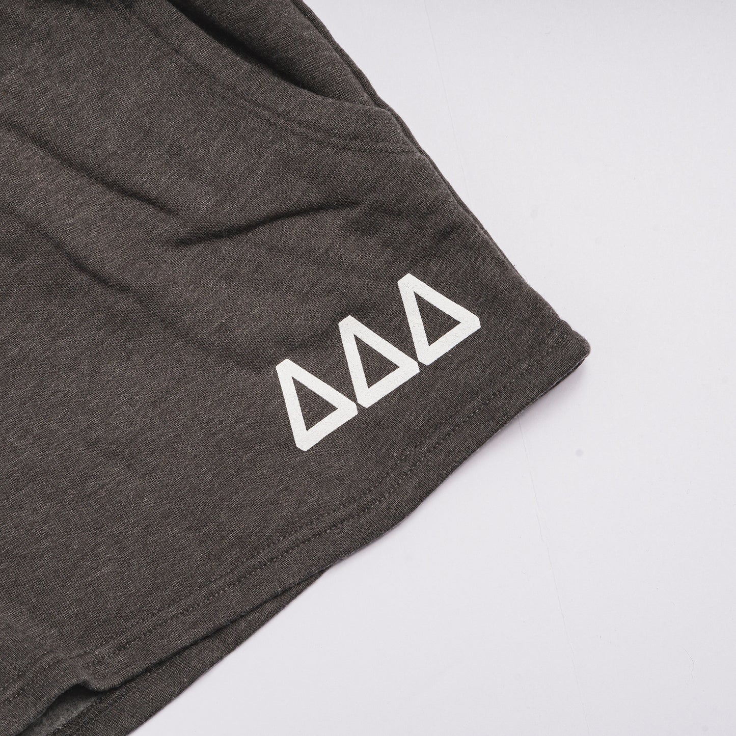 Super Soft Gray Letter Shorts