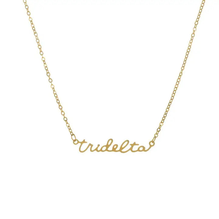Script Necklace