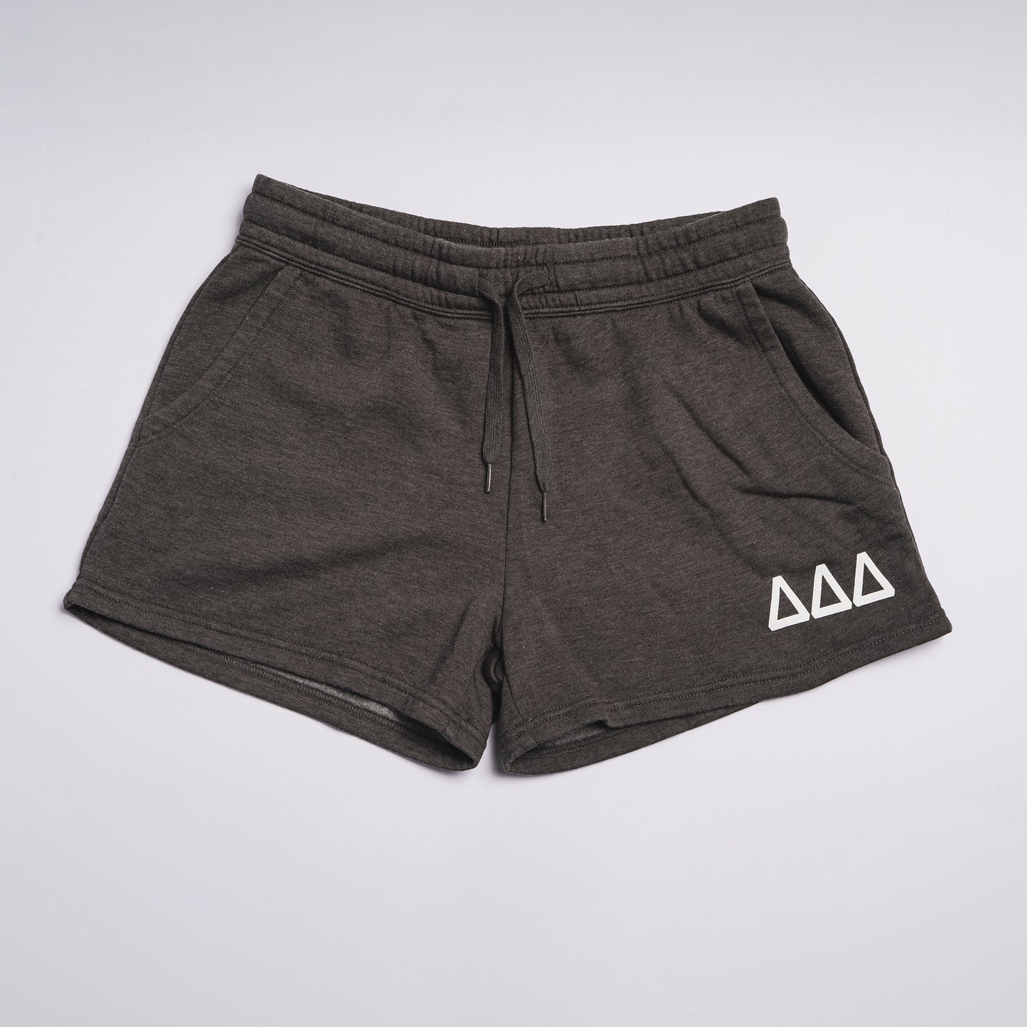 Super Soft Gray Letter Shorts