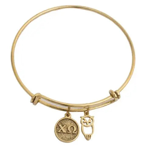 Expandable Bracelet with Charm & Symbol