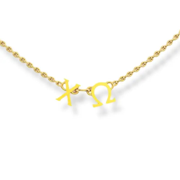 Phoebe Greek Letter Necklace