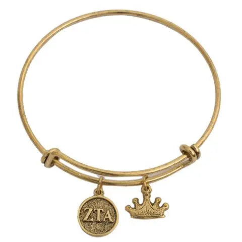 Expandable Bracelet with Charm & Symbol
