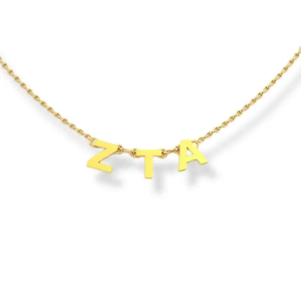 Phoebe Greek Letter Necklace