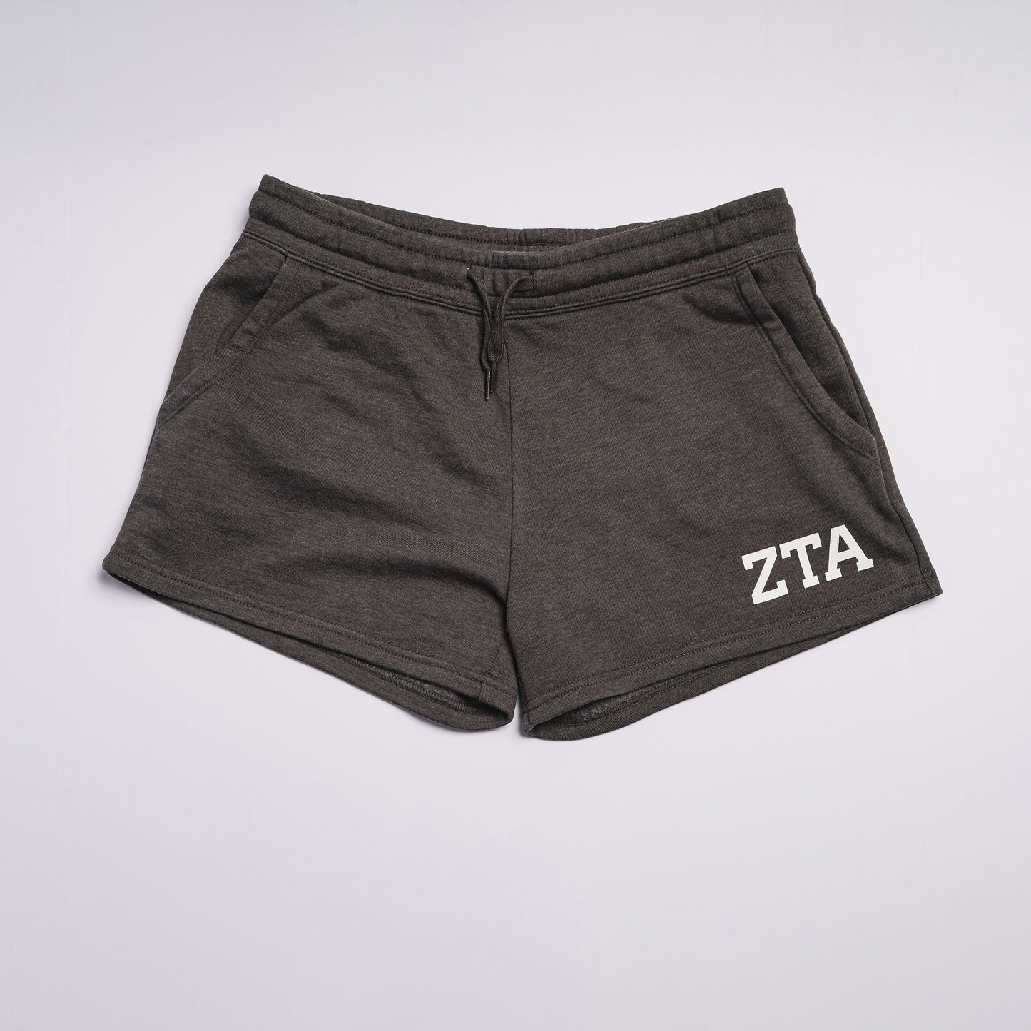 Super Soft Gray Letter Shorts