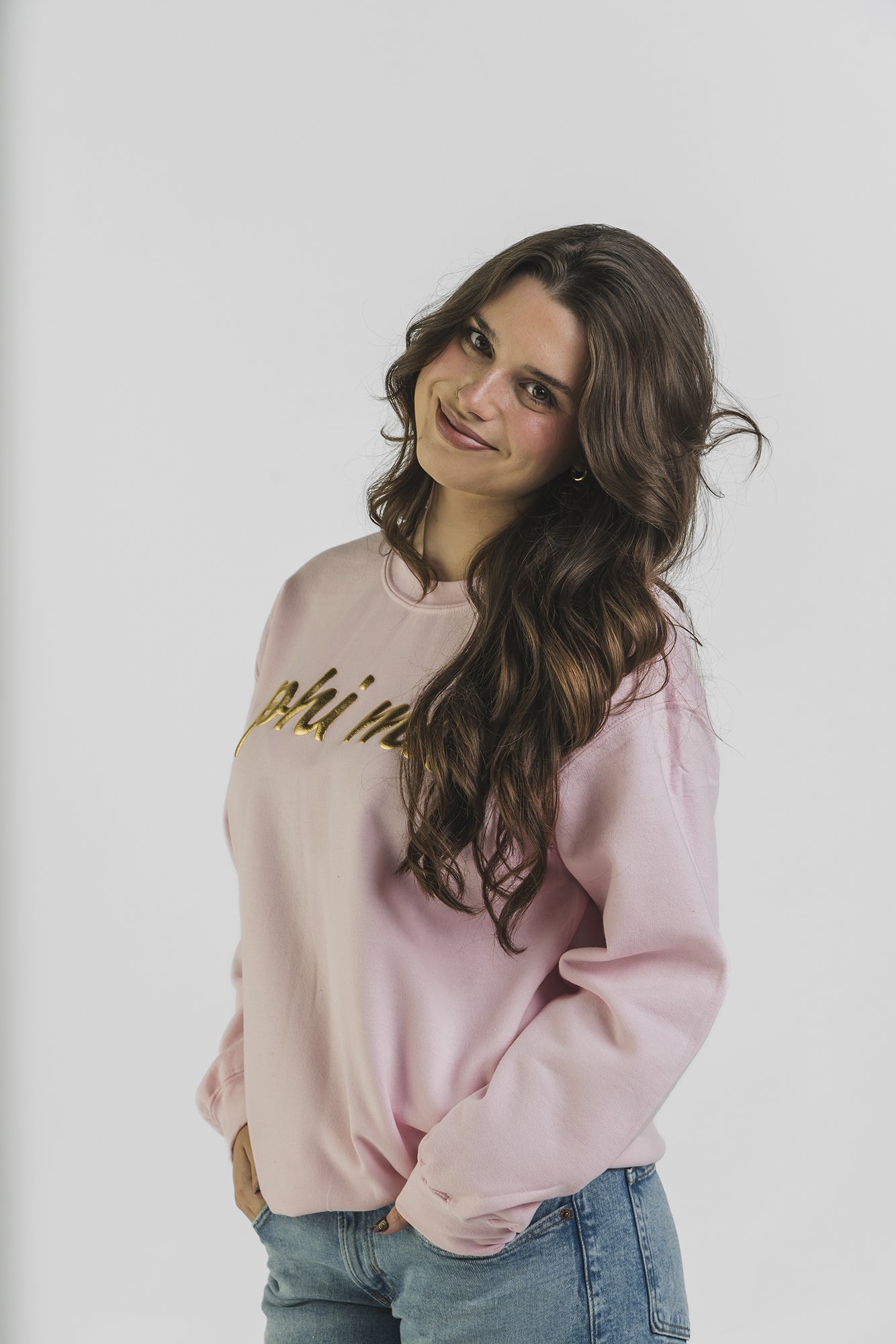 Gold Puff Sweatshirt